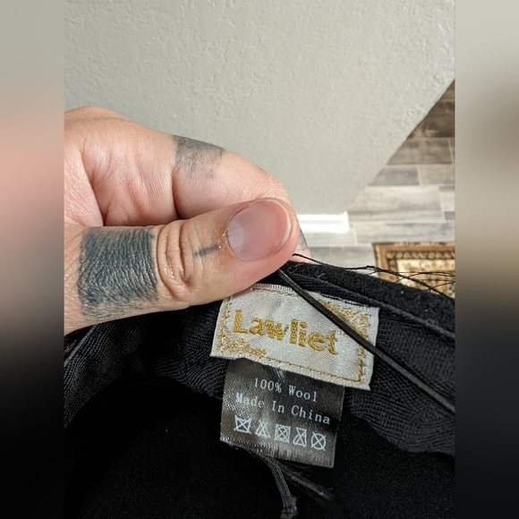 Classy Fascinator Black Lace Elegant Headpiece hat - Picture 6 of 8